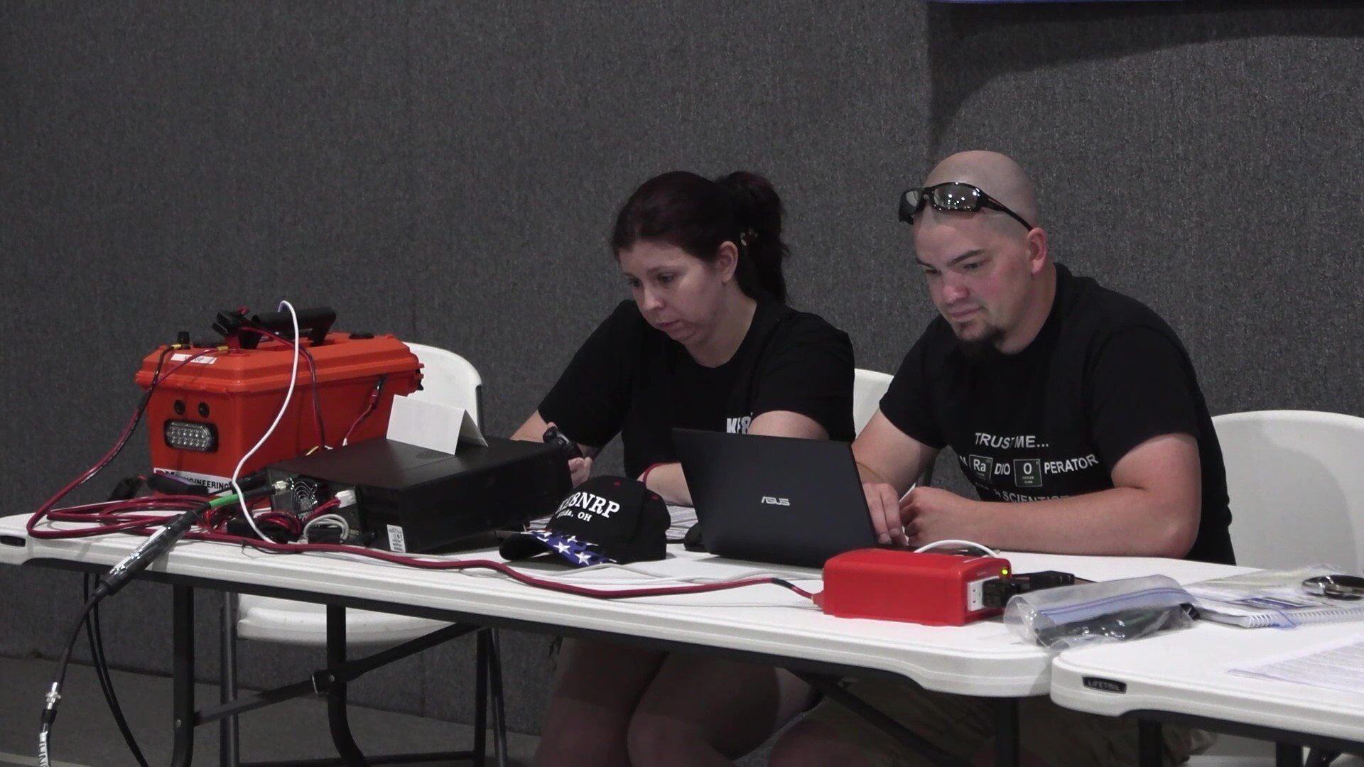 Amateur radio enthusiasts get together for "Field Day"